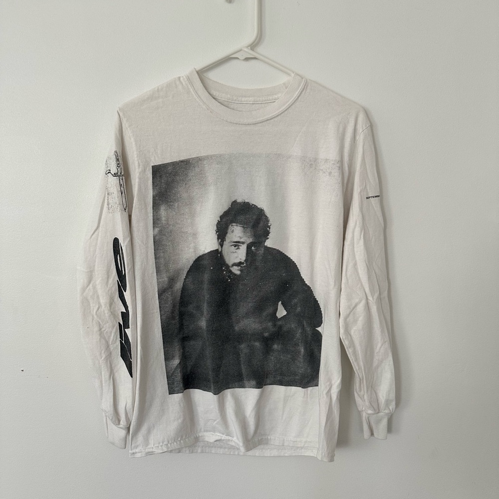 Post Malone - Black and White Long Sleeve Tee
